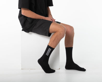 Bucket List Socks - Black