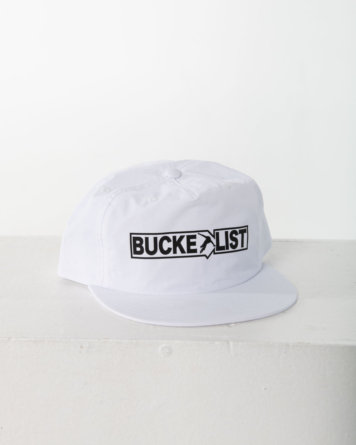 Bucket List Hat - White