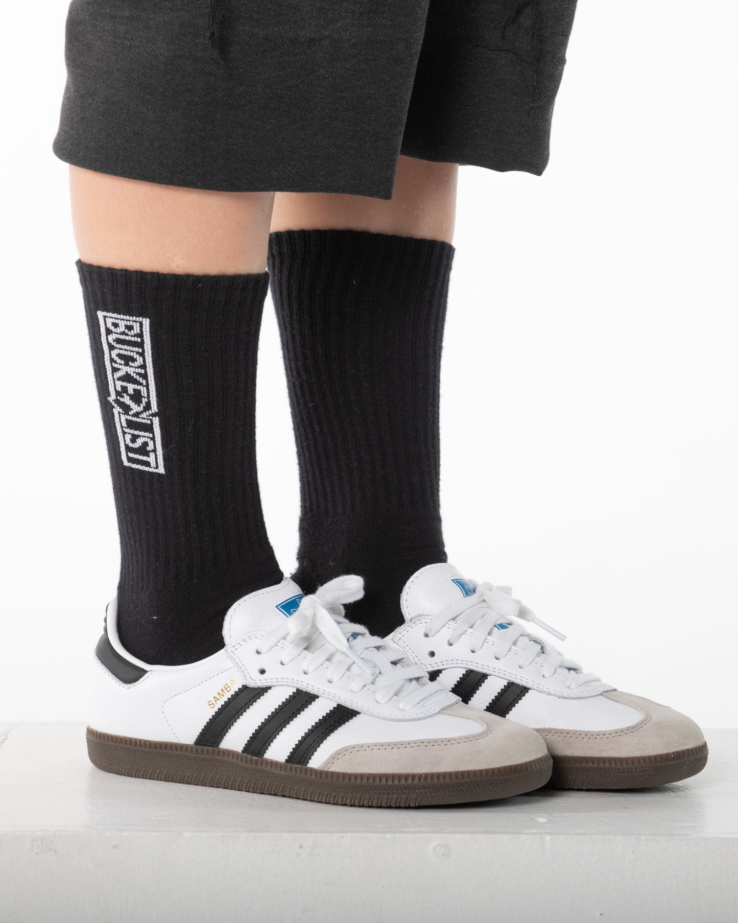 Bucket List Socks - Black