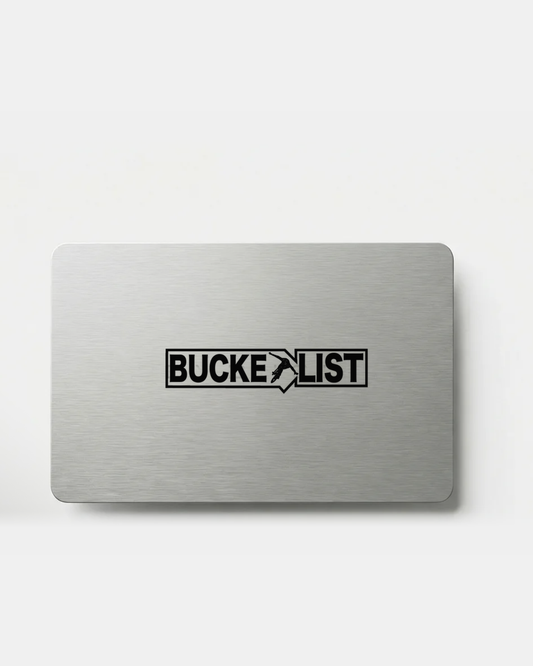 Bucket List Gift Card